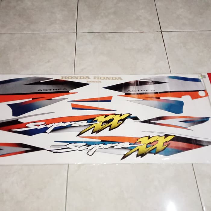 stripe sticker striping honda honda supra xx 3 ORI AHM