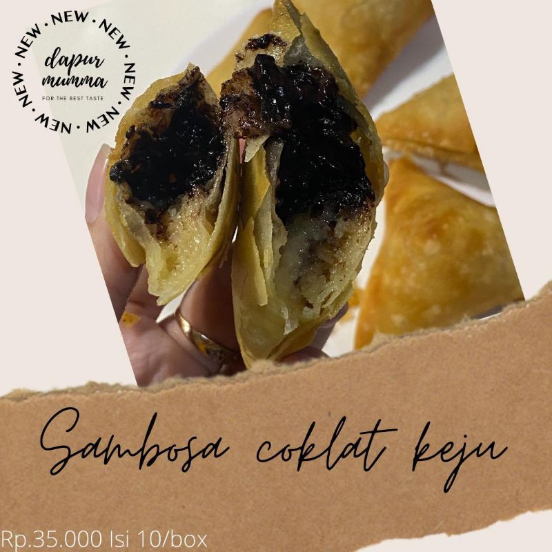 

sambosa coklat keju