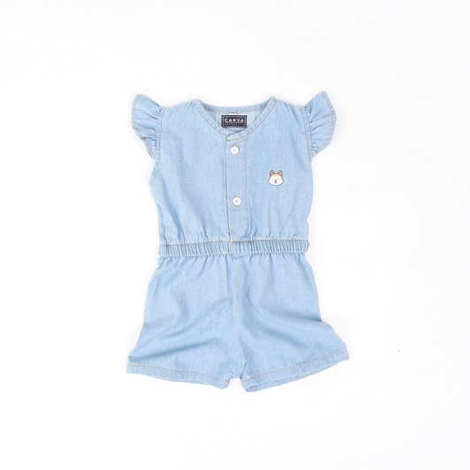 CARVA PROMOOO Jumpsuit Anak Perempuan Jeans Atasan anak perempuan jeans denim original 1-5 tahun