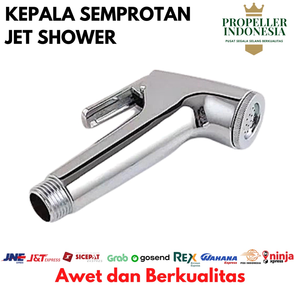 Kepala Jet Shower Kepala Toilet Bidet Closet Tekanan Tinggi