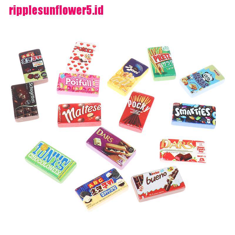 10pcs / lot Miniatur Snack Bahan Resin Untuk Rumah Boneka