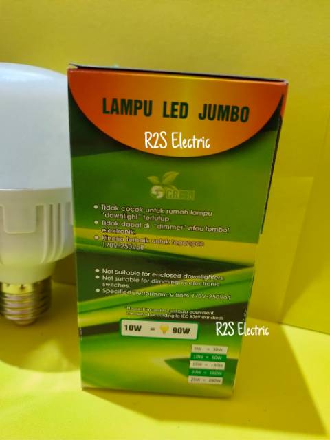 Lampu LED Murah 10 Watt Bulb Jumbo Pancaran / New Pallas