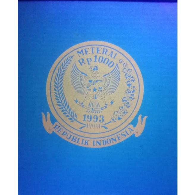 

Kertas Segel Rp. 1000 Tahun 1993 Double Asli (S144)