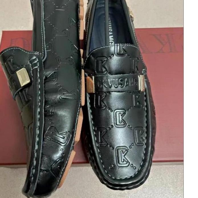 ♜ Sepatu Pria Loafers Sepatu Pantofel Santai Kasual Kerja Kulit Sapi Asli Pantofel IMPORT 045 ✅New Promo❤️
