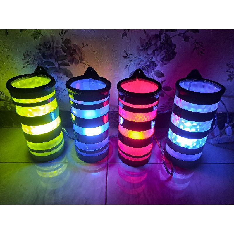 Lampu tidur paralon/ Lampu hias/ Kerajinan lampu paralon