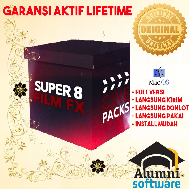 [FULL VERSION] CinePacks Super 8 Film FX Mac - GARANSI AKTIVASI