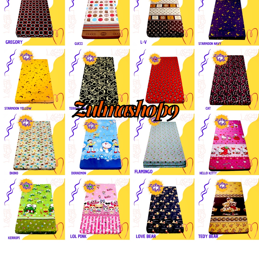 Sarung Kasur Busa Resleting 100x200x15