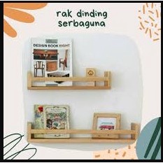Rak Bumbu Dapur Tempel Tempat Bumbu Kayu Wadah bumbu Kayu Jati Belanda