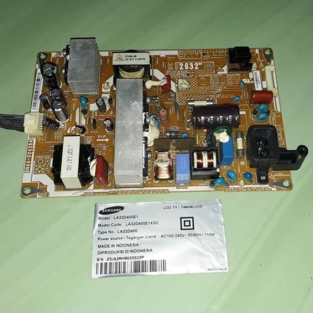 Power Supply PSU Samsung 32D400 LA32D400 LA32D400E1 LA32D400E1XXD