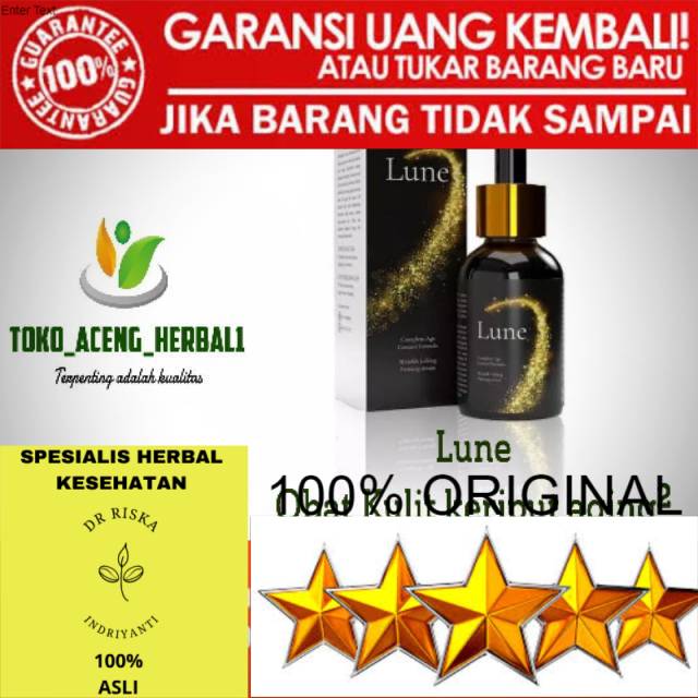 100% ASLI TERLARIS Serum LUNE  BPOM anti Aging menghilangkan Kerutan di wajah dan keriput COD