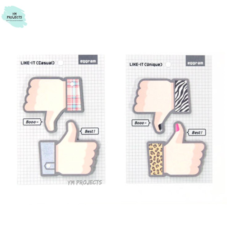 

[YM PROJECTS] Memo Sticky Notes Like It Memo Kertas Gambar Jempol