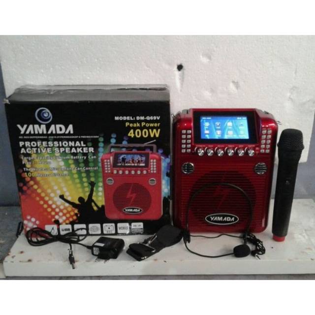 Speaker portable wireless YAMADA DM Q69