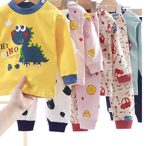 Goblin♛ PB038 Baju Premium Anak Bayi Piyama Jumper Jumpsuit Celana Tidur Fashion Lengan Panjang