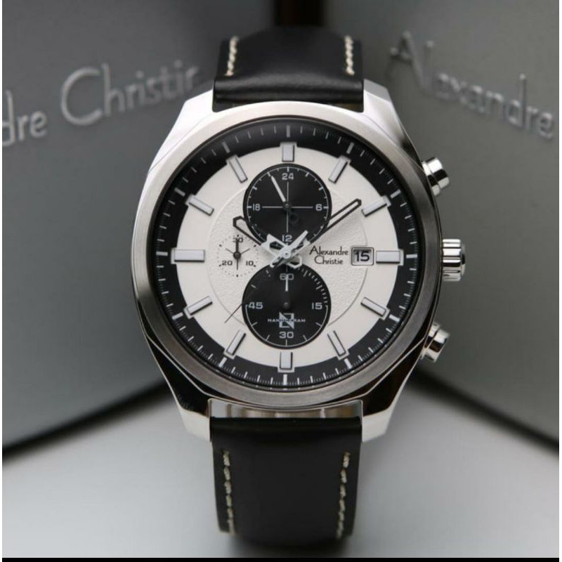 ALEXANDRE CHRISTIE AC ORIGINAL JAM TANGAN PRIA KULIT