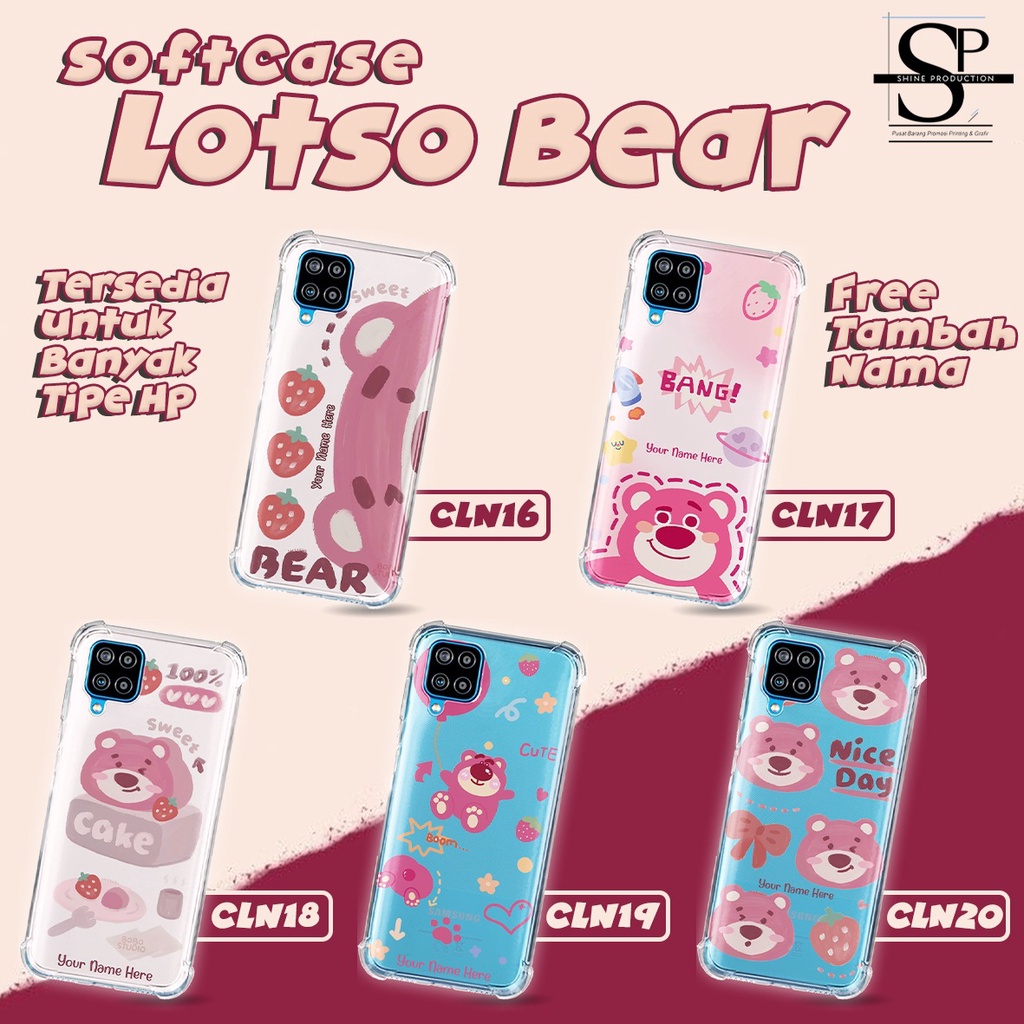 Softcase Lotso Bear For Iphone 6 7 8 PLUS X XS MAX XR 11 PRO MAX