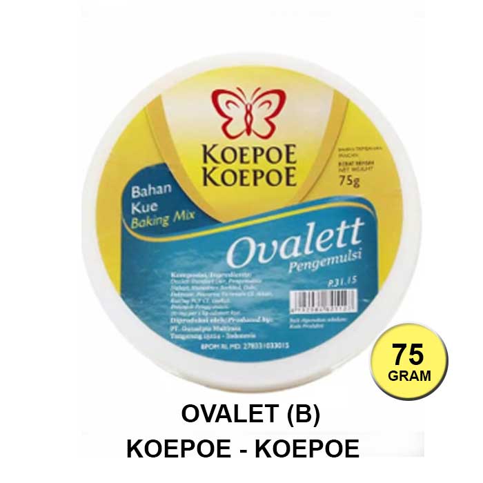 OVALETT (B) KOEPOE-KOEPOE 75 GRAM