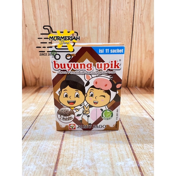 

Buyung Upik SUSU Box isi 11 sachet-Jamu penambah nafsu makan anak
