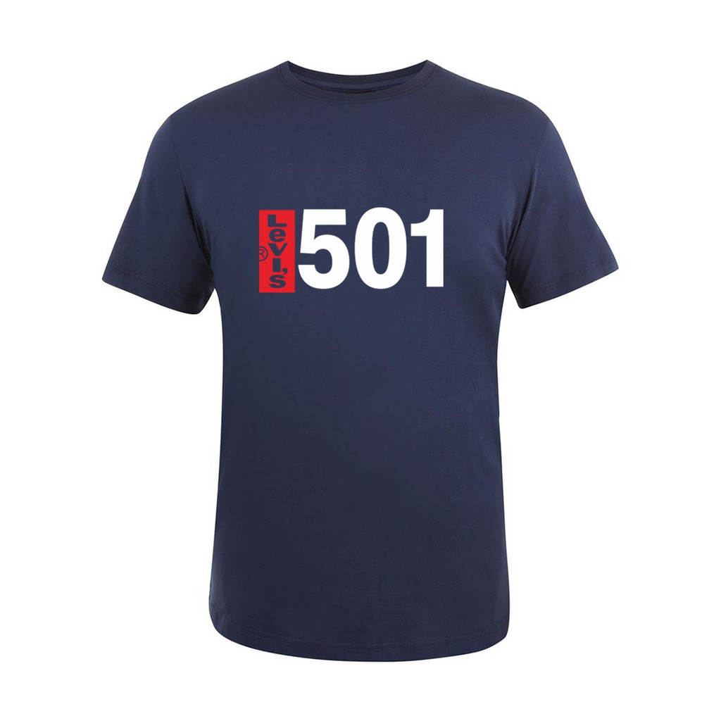 Kaos Levi's | Kaos Pria | 501 Navy | KLP501 - 04