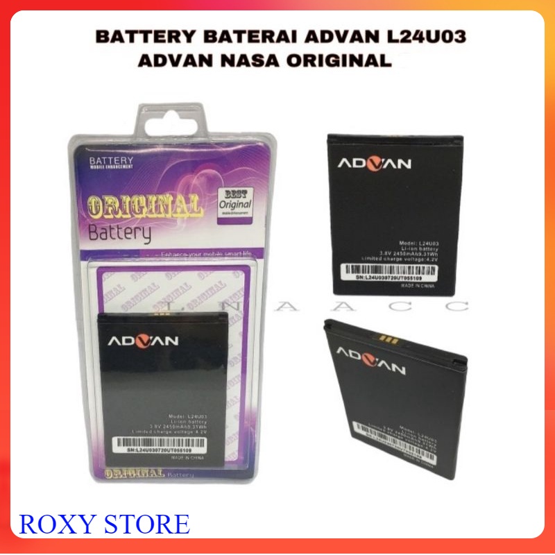 Battery Baterai Batre Advan Nasa L24U03 Original