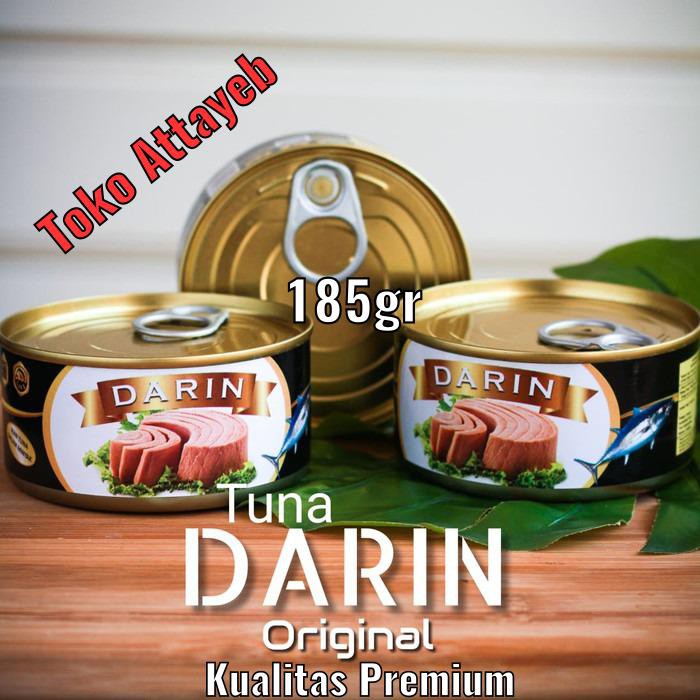 

Ikan Tuna kaleng Siap Saji DARIN Original 185g With Minyak Canola BPOM HALAL (EXP 2026 )