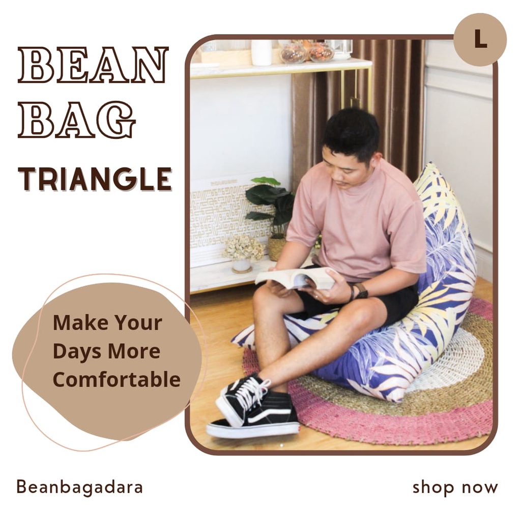 Beanbag Triangle Size L Standar Termurah