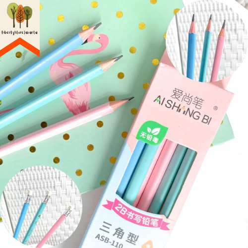 

Pensil 2b Aishing Pensil Kayu Warna Pastel Lucu Pensil Unik Alat Tulis Kantor Keperluan Sekolah ATK Murah Grosir