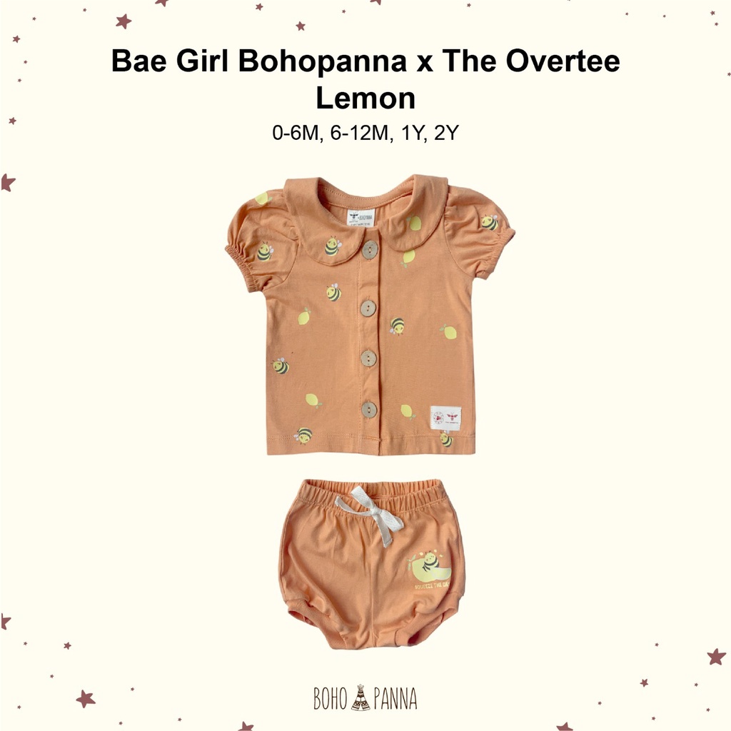 BOHOPANNA Bae Girl - Setelan Anak Bohopanna x The Overtee