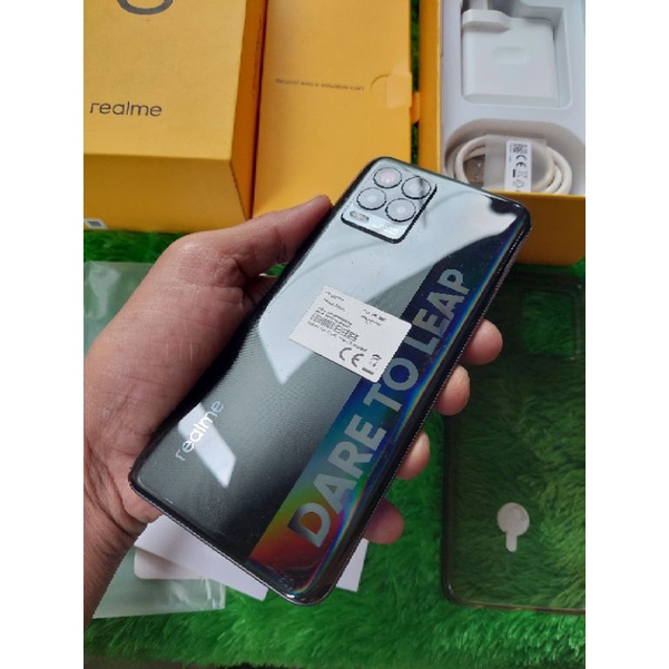 HANDPHONE HP SECOND BEKAS. REALME 8, 8/128 FULLORI MULUS 97% ( bkn A52 A32 )