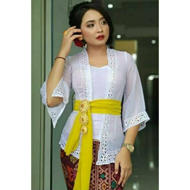 Turun Harga bahan Kebaya Bali bordir / Jual bahan saja / masih lembaran