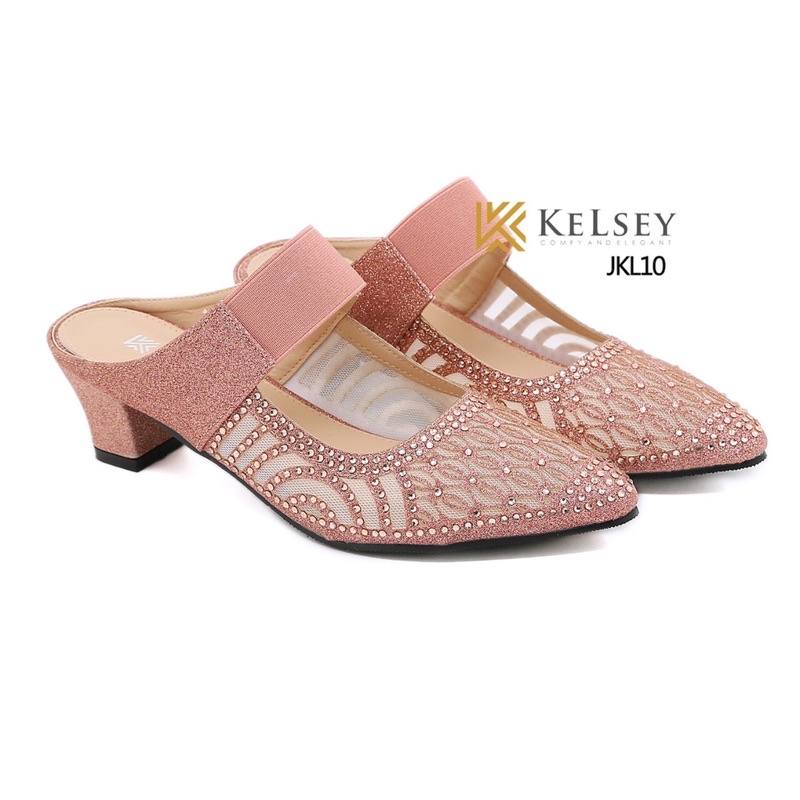 Sandal Heels Hak Tahu 5cm Wanita KELSEY JKL10 / Sandal Heels Wanita