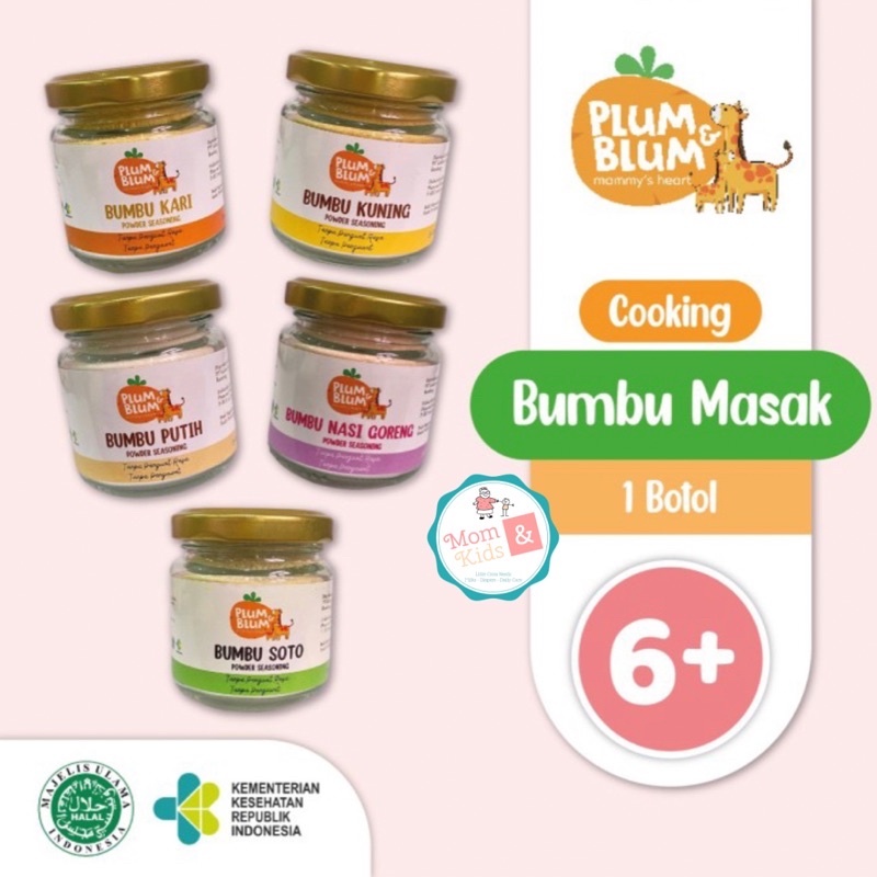 Plum &amp; Blum Bumbu Masak MPASI Non MSG 50gr | Bumbu Soto Powder Bayi