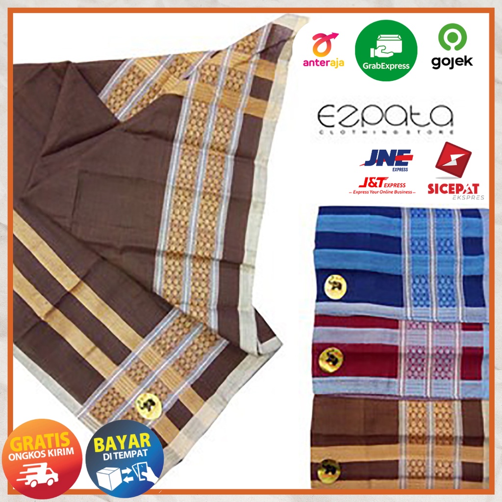 Sapu Tangan Pria Katun Polos Motif Murah 1-pcs