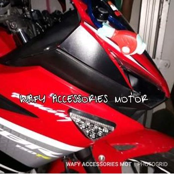 Lampu Sen Tanam Tempel LED CBR NINJA R15 ,R 25 ,motor sporty