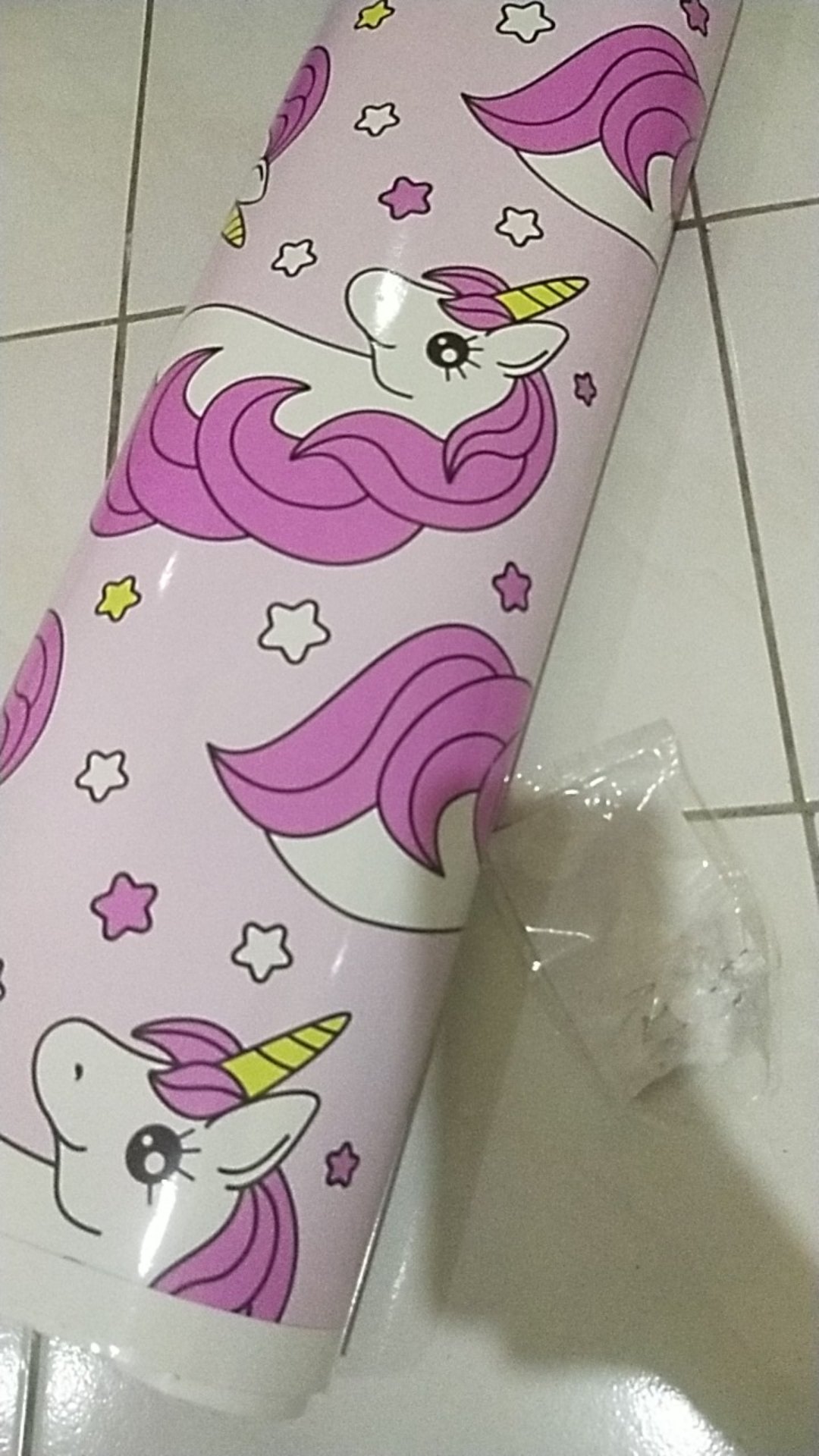 Stiker Kulkas 1 Pintu Dan 2 Pintu - Unicorn Pattern