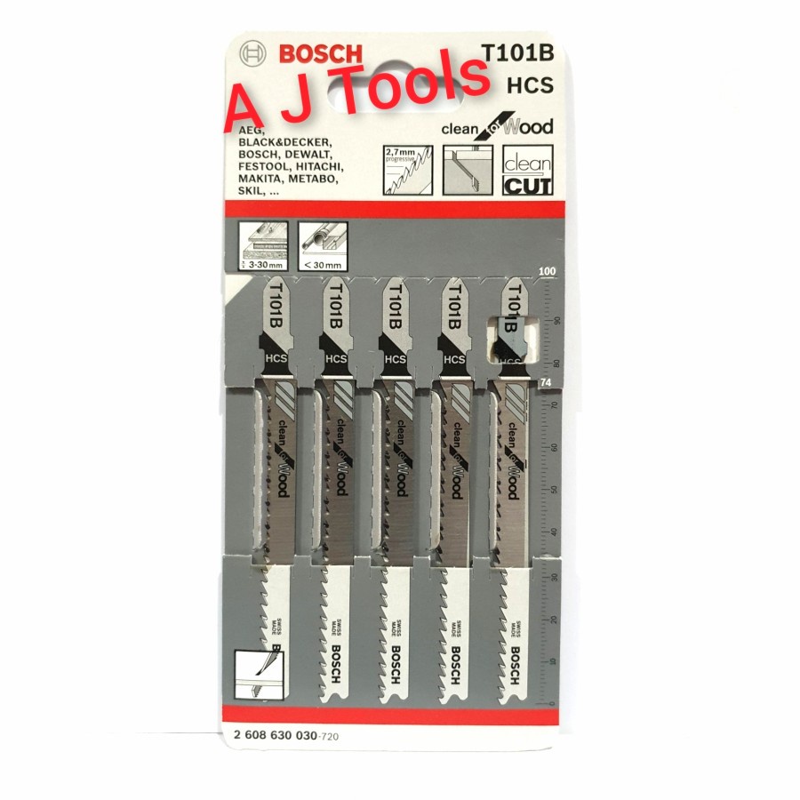 ORIGINAL BOSCH MATA JIGSAW GERGAJI KAYU HCS T 101 B / T101B ( 030 )
