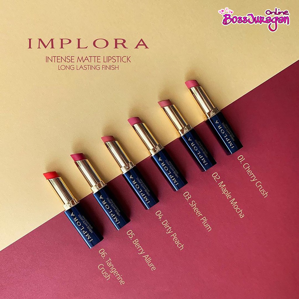 (BOSS) IMPLORA Intense Matte Lipstick / Implora intensif lipstik / Implora Lipstick Matte Intense