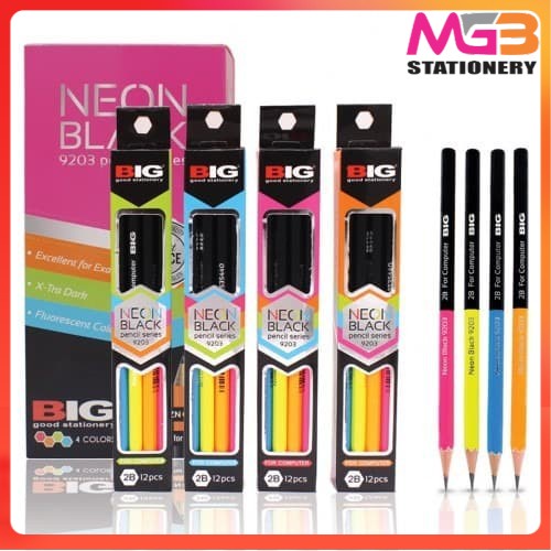 

Pensil 2B BIG 9203 Neon Black - MGB