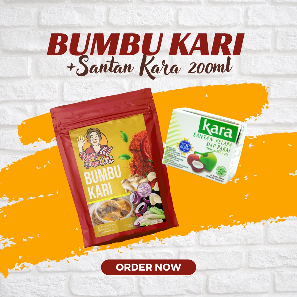 

Bumbu Kari ala Resep Oma yu + Kara Santan 200ml