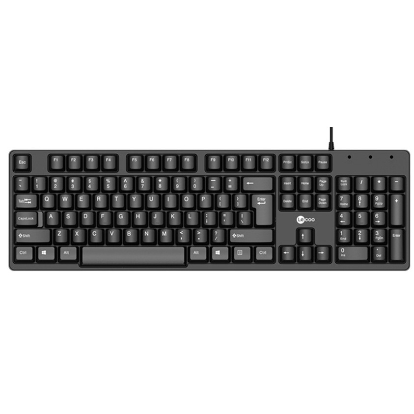 Lenovo Lecoo Keyboard Wired - KB101 - Black