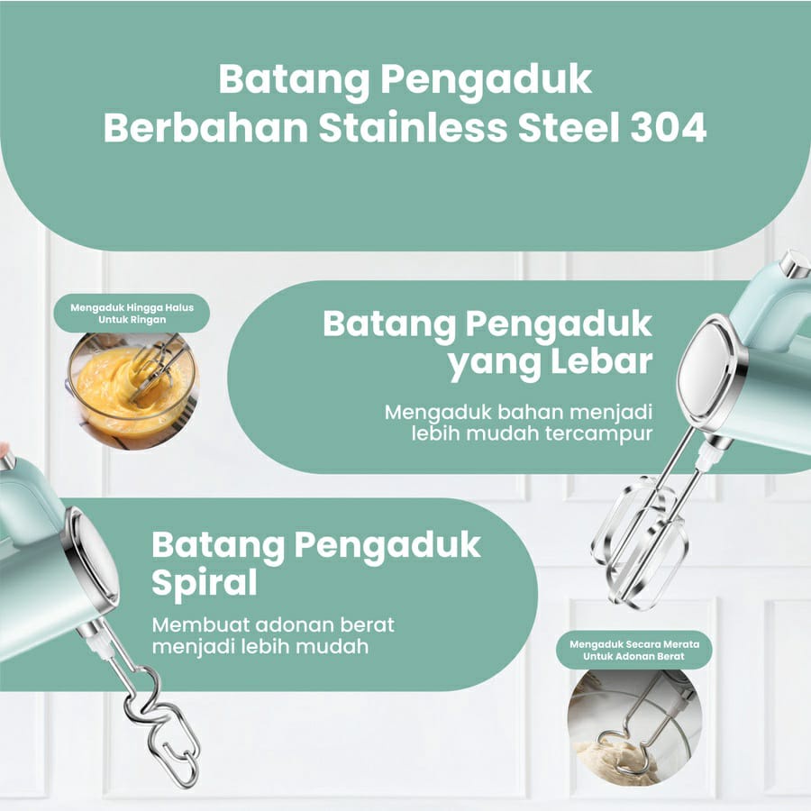 Emily Digital Stand Mixer 4L (EHM-93002)