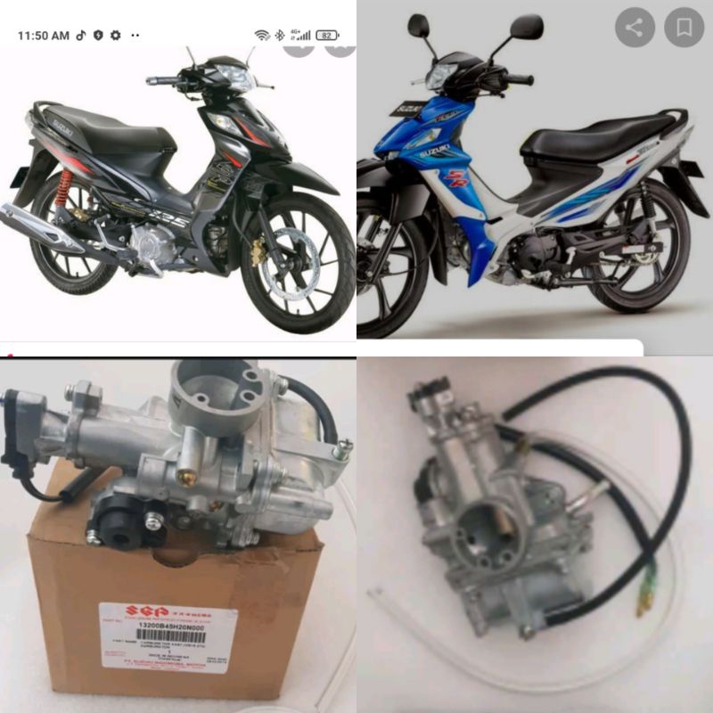 carburetor carburator karbu karburator suzuki smash titan shogun 125 FL R ori sgp