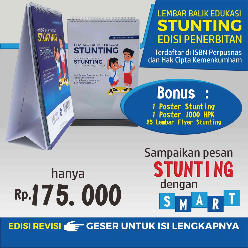 Lembar Balik Edukasi Stunting Edisi Paket Shopee Indonesia