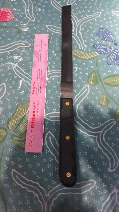 Pisau Roti 2 Sisi Stainless Steel