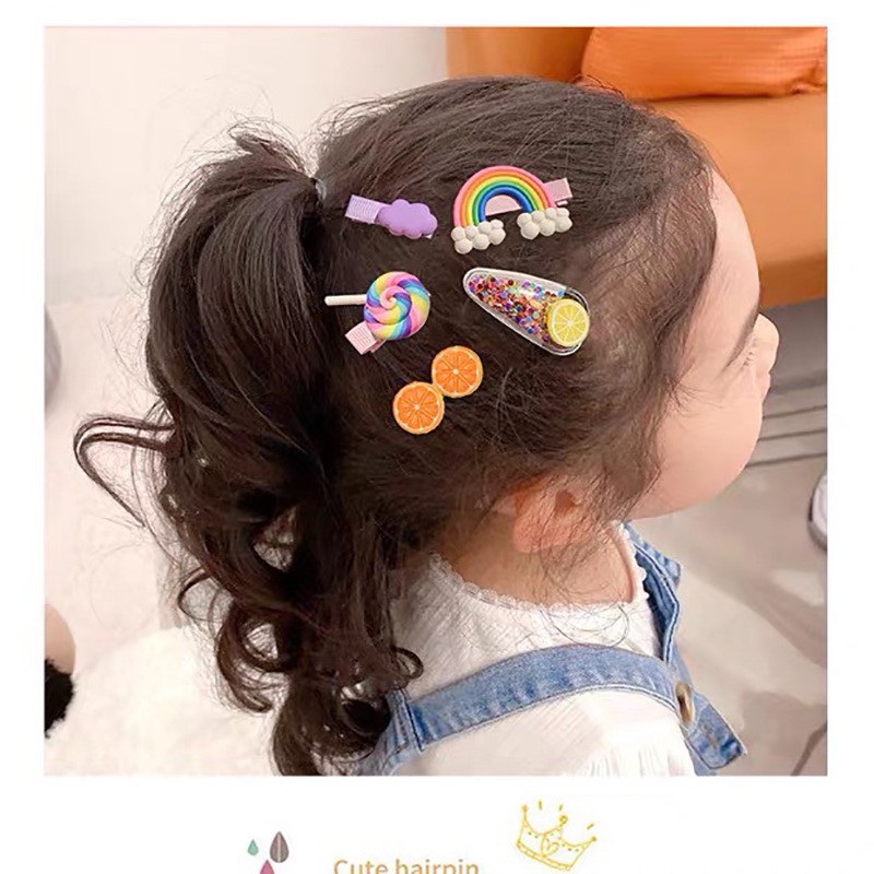 10PCS / JEPIT RAMBUT KOREA SET KARAKTER MOTIF LUCU / JEPIT RAMBUT ANAK/ JEPITAN RAMBUT KOREA