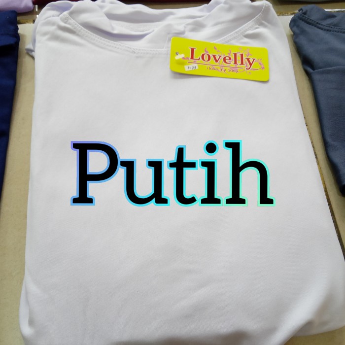 Terlaris Manset Baju Jumbo | Manset Jumbo Polos | Baju Manset Spandek - Putih, XXL