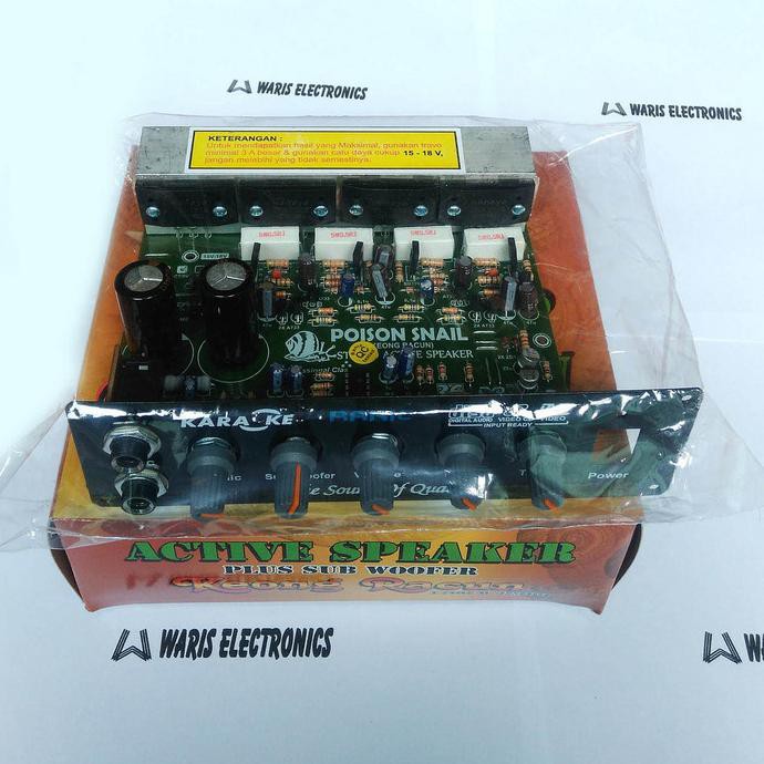 Produk Terbaik] Mesin Kit Power Speaker Aktif Amplifier Stereo Sanken