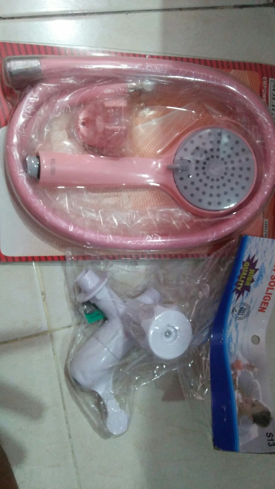 Promo Paket Sk-195pink Shower Soligen 195 Pink Dan Kran Cabang Soligen S13 - Shower M- Shower Toilet