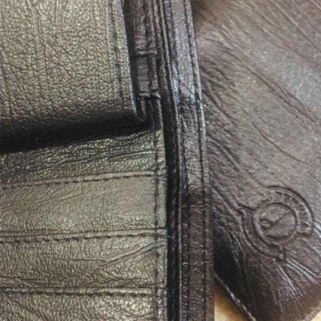 dompet lipat buku pria bahan kulit sintetis lokal Bona serat kayu #dompet #dompetlipat #dompetpria