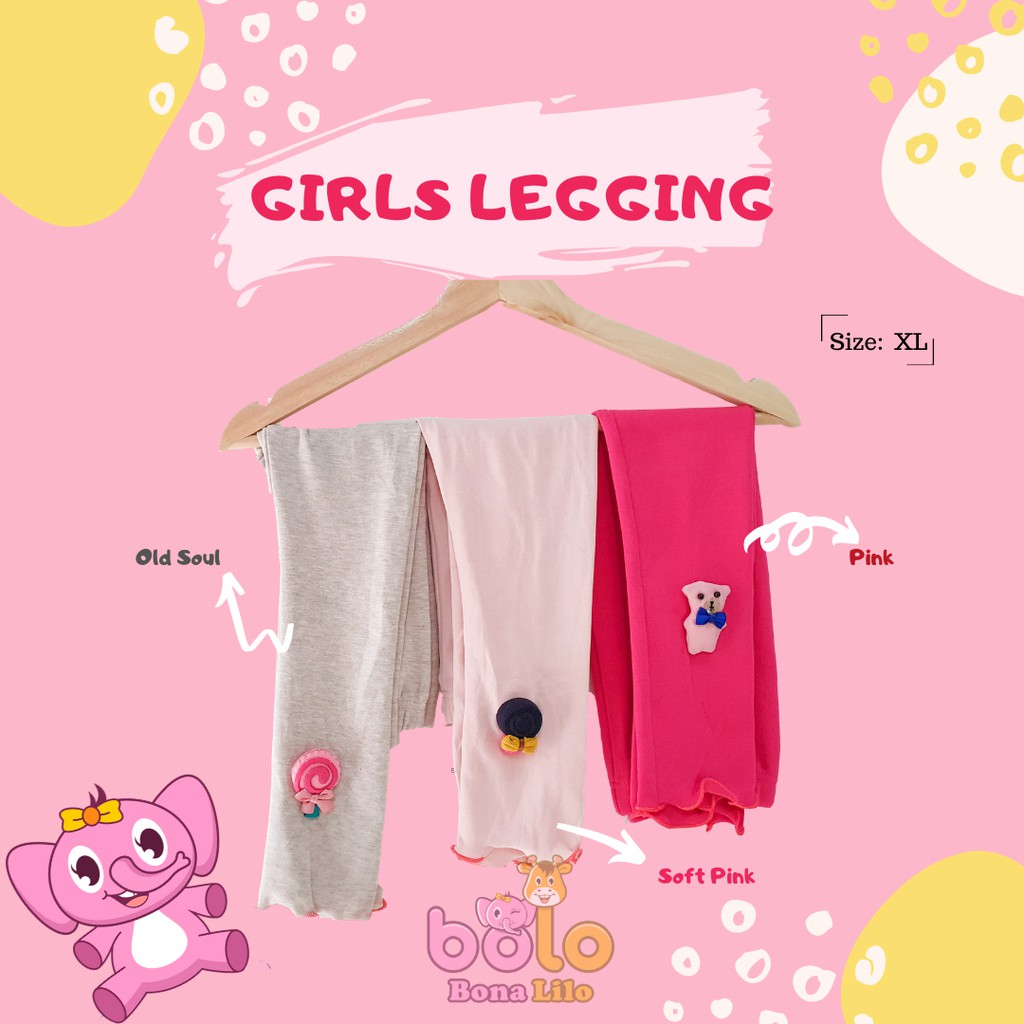  Celana  Legging  Bayi  Anak Panjang Katun  Lembut Motif 3D 