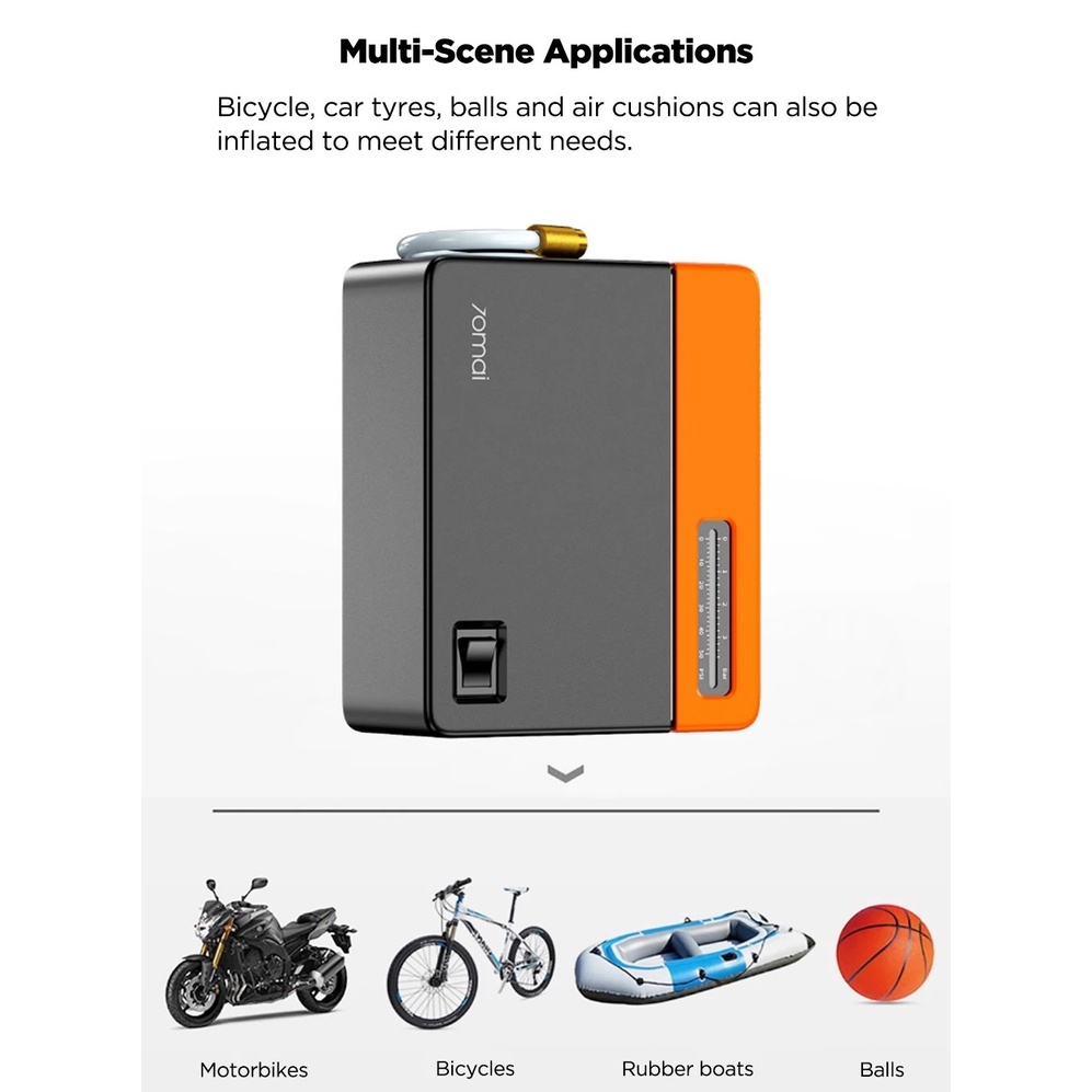 Air Compressor Eco MiDrive TP04 - Kompresor Angin Portabel dari 70MAI